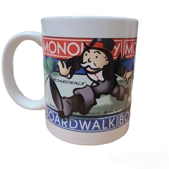 Vintage Monopoly Boardwalk Coffee Mug, Cup - Picture 3 of 5